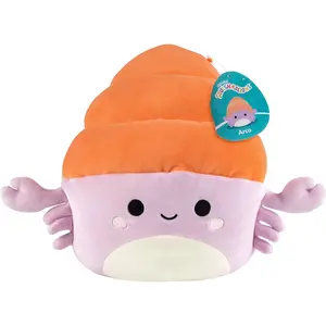 Squishmallows Original 10-Inch Arco The Hermit Crab - Sea Squad - Official Jazwares Plush - Collectible Soft & Squishy Crab Stuffed Animal Toy - Add to Your Squad - Gift for Kids, Girls & Boys