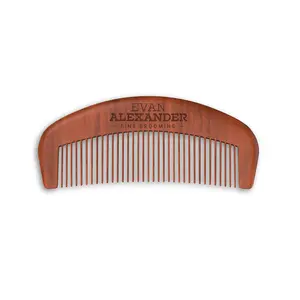 Red Sandalwood Wooden Beard Comb Red Sandalwood Wooden Beard Comb