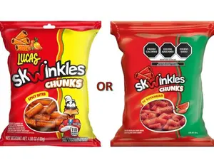Skwinkles CHUNKS Lucas Mango Spicy Bites or Watermelon Flavored Snacks 4.58 oz 130g
