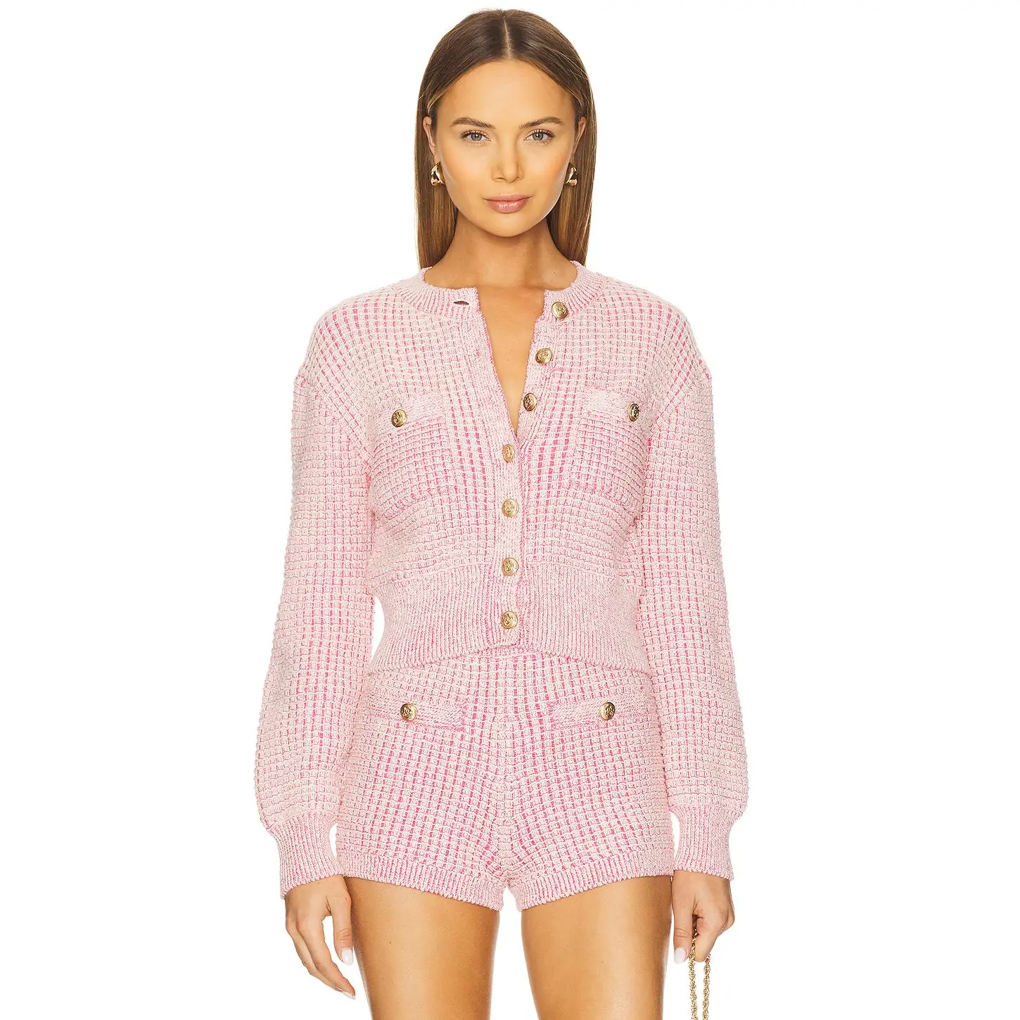 MAJORELLE Estelle Cardigan in Pink