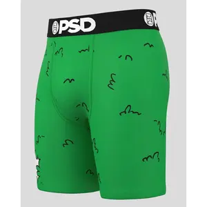 PSD Mens The Simpsons - Homer's Bush Boxer Brief - Standard Length 7 Inch Inseam, Soft and Breathable Poly Blend Fabric