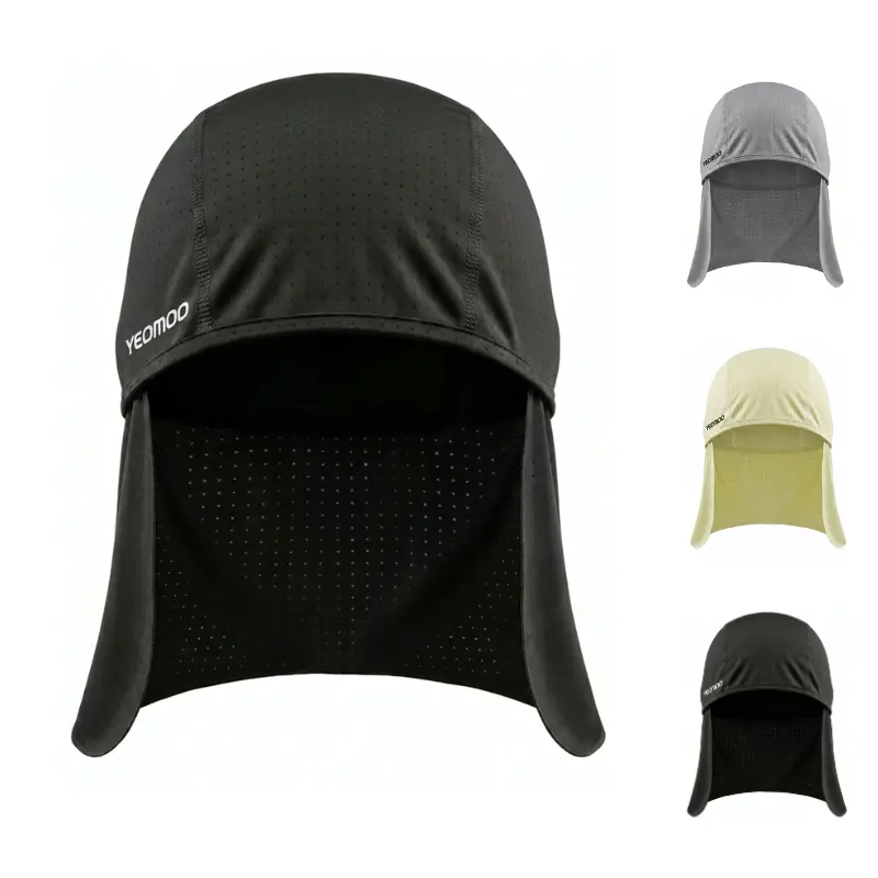 Cooling Quick Dry Sun Protection Head Wrap with Neck Flap, Breathable Outdoor Face & Neck Cover Hat for Men Women Daily Outdoor Work