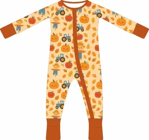 Harvest Snuggles Bamboo Zippy Pajamas