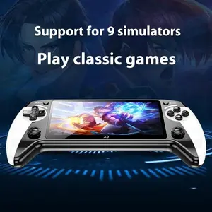 New X9 Handheld Game Console, 5.5 Inch IPS Screen, USB Charging, Portable Design, Long-Lasting Battery, Durable Structure, Handheld Gaming Console