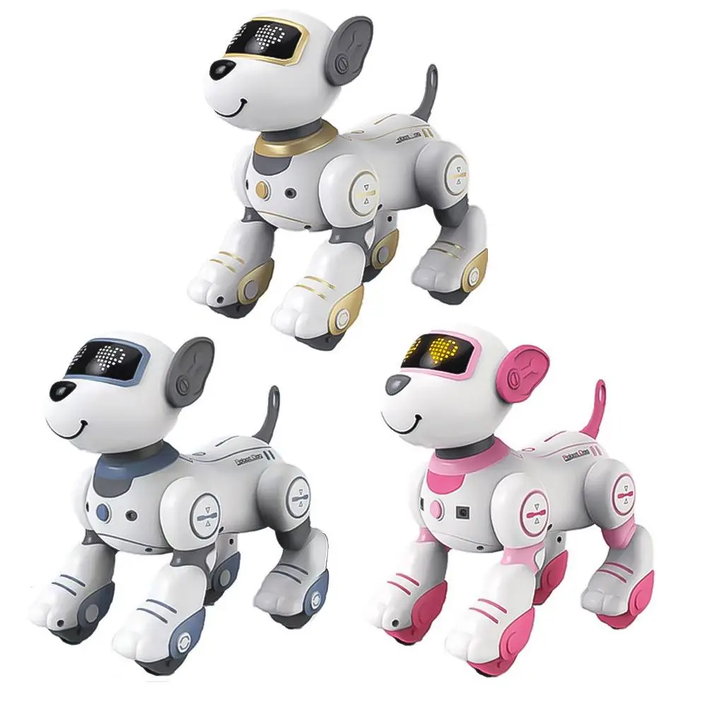 Smart Robots Dog Machine Toy, Usb Rechargeable Interaction Rc Robotics Pets, Programming Stunt Dog, Rc Dog Programmable Interactive Robotic Toy Fidget