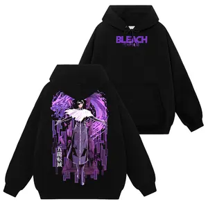 Wibu Fashion Limited Aizen Sousuke - Bleach #21 Hoodie T-Shirt Sweatshirt, Retro Vintage Unisex Graphic 90s Cotton, Gift For Anime, Anime Manga Y2K Streetwear