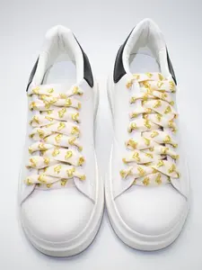 Cute Heart Pattern Shoelaces, Casual Sneaker Shoes Accessories for Women & Girls, Fashionable Shoes Accessories for Daily Use