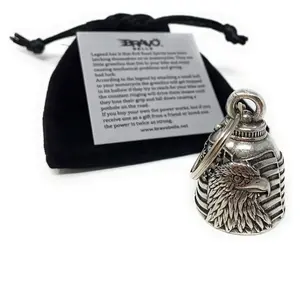 Legend has it that Evil Road Spirits have been latching themselves on to motorcycles. They are little gremlins that live in your bike and enjoy causing mechanical problems and giving bad luck. According to the legend by attaching a small bell to your moto