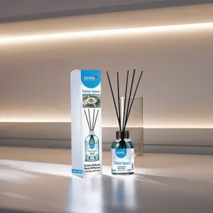Reed Diffuser -Taqsim From Jasmine Beauty & Care with various Scents Turkish Reed Diffuser Set with 4 Sticks - 3.72 Fl. Oz (110ml) for Home Office, Bathroom, Kitchen fragrance perfume