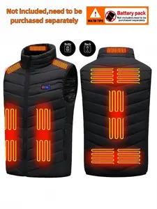 Without Battery Heated Vest for Men and Women, Three Heating Levels, 13 Heated Areas, Ideal for Sports and Outdoor Activities, Perfect Christmas Gift
