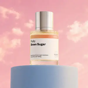Fruity Brown Sugar, Dossier, Women Perfume, Eau de Parfum, 50ml, Bergamot, Raspberry, Pear, Jasmine, Brown Sugar, Patchouli, Amber, Vanilla