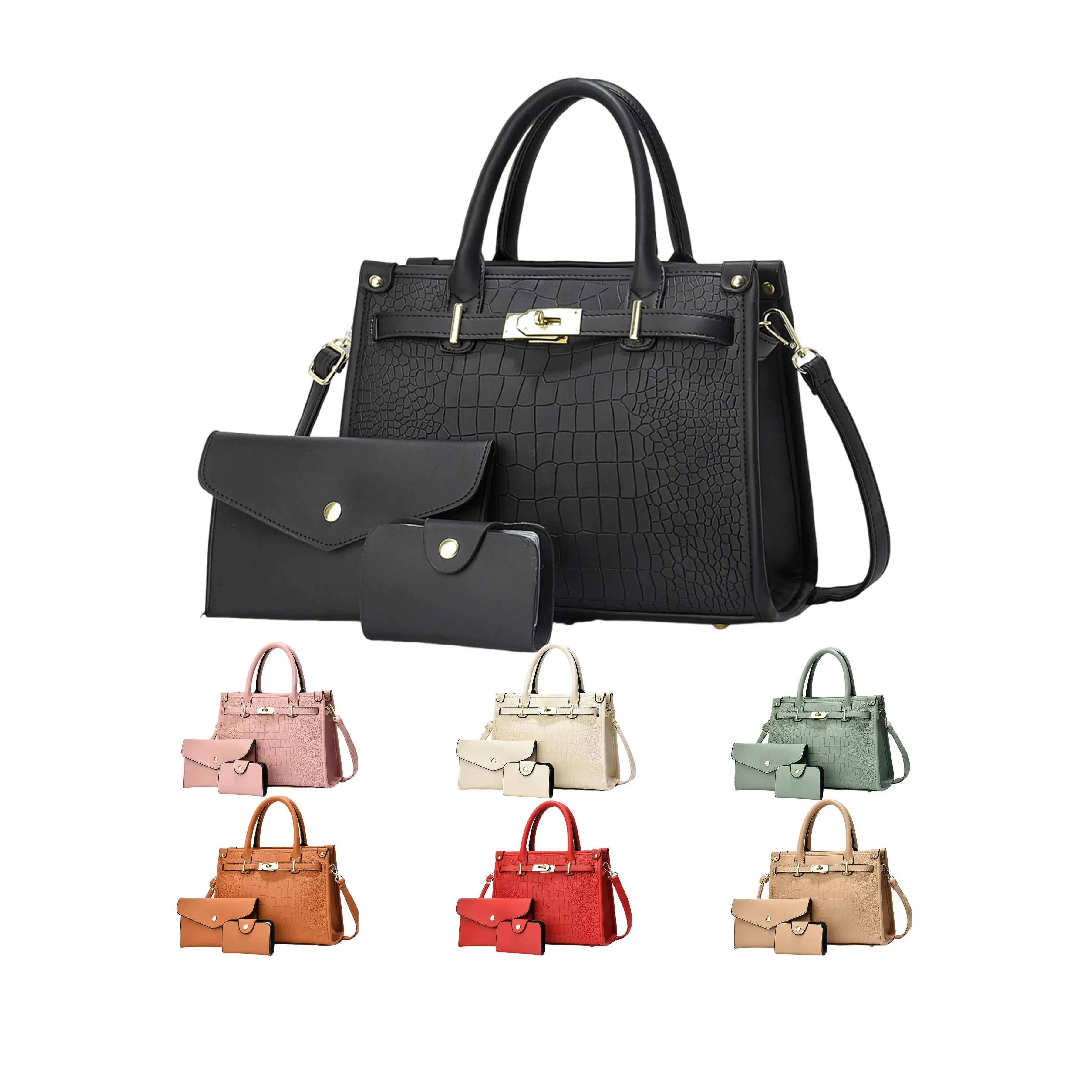 Women's Fashionable Embossed Handbag, Large Capacity Shoulder Bag for Daily Used, Casual Trendy Ladies Purse High-quality Daily Commuting Bag, Ladies Purse, Mother's Day Gift Leather Satchel