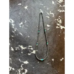 (Authentic) Turquoise Beaded Necklace
