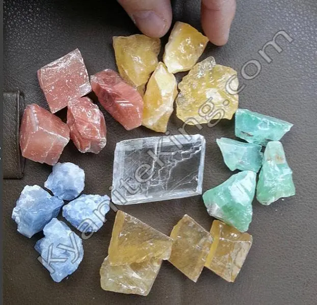 Calcite Variety Pack 21 pc – 5 Colors plus Optical Calcite