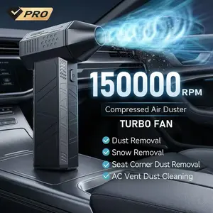 Powerful Cordless Air Duster Ultra-Strong 150000 RPM TurboFan for PC Keyboard Car Home Electronics DustRemoval Tool jet Airflow