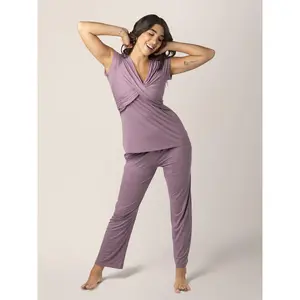 Davy Maternity & Nursing Pajama Set | Dusty Mauve