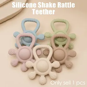 Baby Teether, Baby Teething Relief Rattles, Baby Teether Rattles, Baby Soothing Teether, Newborn Teether, Infant Teether, Sensory Teether