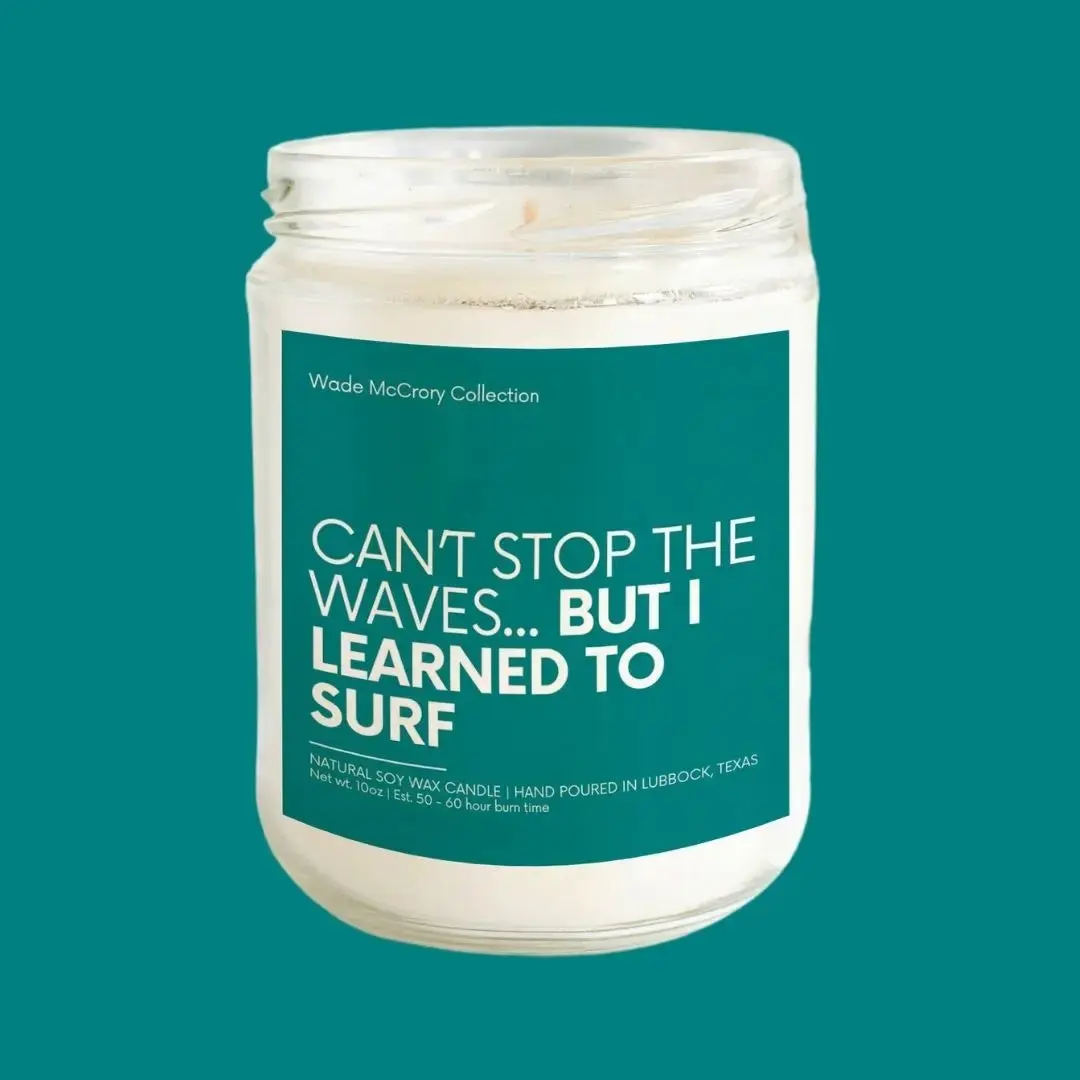 I Learned to Surf Soy Candle