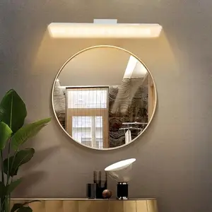 Modern Wireless Makeup Mirror Light, Rechargeable Touch Wall Lamp, Adjustable Brightness Levels, USB Cable Included, Battery Powered