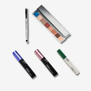 Sarelly Holiday Eye Routine Kit - Long Cow & Horse Lashes Mascara, La Mil Sombras Palette, Lavadero Remover - Length, Volume, Color & Easy Removal - 10ml