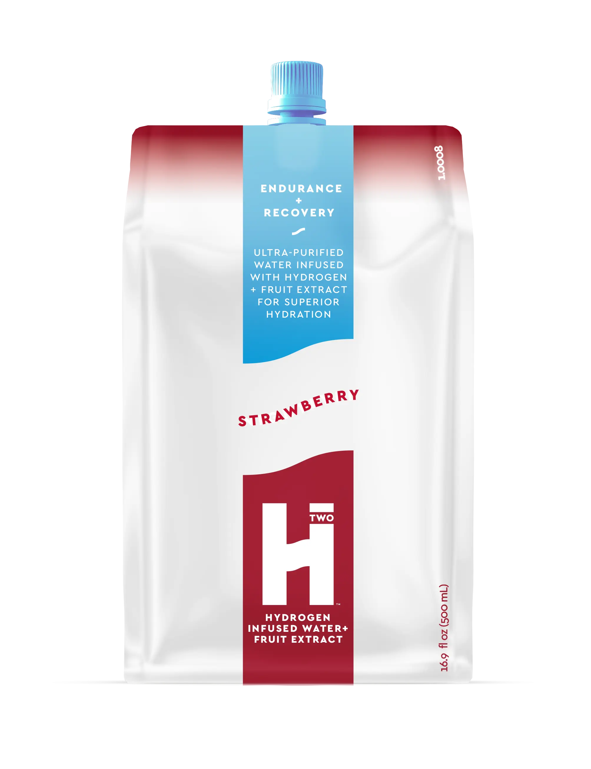 HTWO Strawberry Hydrogen Water- No Sodium, No Caffeine,  Low Carbs, No Carbs, Diabetes & Hypertension Friendly- Make Better Hydration Choices