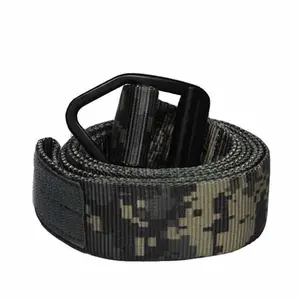 Tactical Belt for Men and Women - Reinforced Double-Layer Nylon Webbing, Adjustable Design, Available in ALC Green, Grey, ACU, CP, Unisex