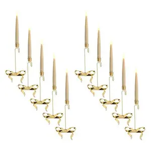 August & Leo Flameless Tree & Window Candles Set of 10