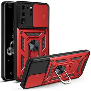 Cover Case for Samsung Galaxy S20 Ultra S 20 Plus S20 FE Camera Lens Protective Car Holder Magnetic Armor Shockproof Bumper Case