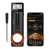 INKBIRD INT-21-B Bluetooth 5.4 Wireless Meat Thermometer - 5MM Ultra-Thin Stainless Steel Probe, IP67 Waterproof Ceramic Kitchen Utensil, Alarm, 60Min Offline Storage, 20H Probe, 30Min, 1Sec, 26 Preset Meat Menus, Batteries Included for Outdoor Grilling