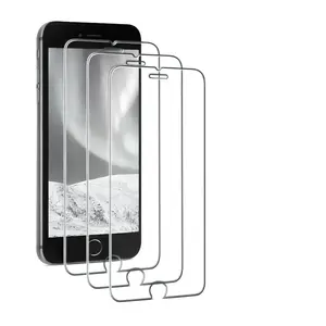 3pcs Scratch-Resistant Tempered Glass Screen Protector for iPhone 6, 6s, 7, 8, Plus, SE, SE2, SE3 2020 and 2022 Models - High Definition, Glossy Clear Screen Protector