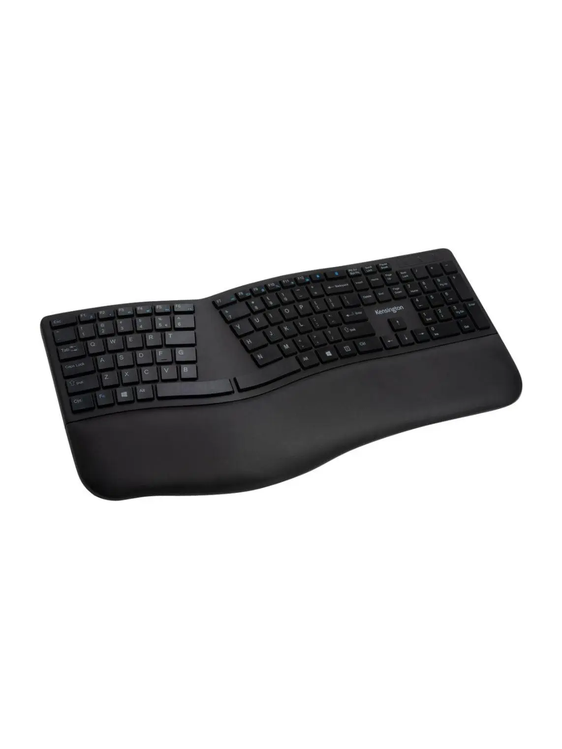 Kensington Pro Fit Ergo Wireless Keyboard - Black, Ergonomic Wrist Rest Keyboard for Computers & Office Use, Ergonomic Wrist Rest Keyboards