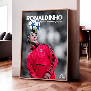Ronaldinho 'Magician' Poster, Gift For Fans ( Unframed - Print Only )