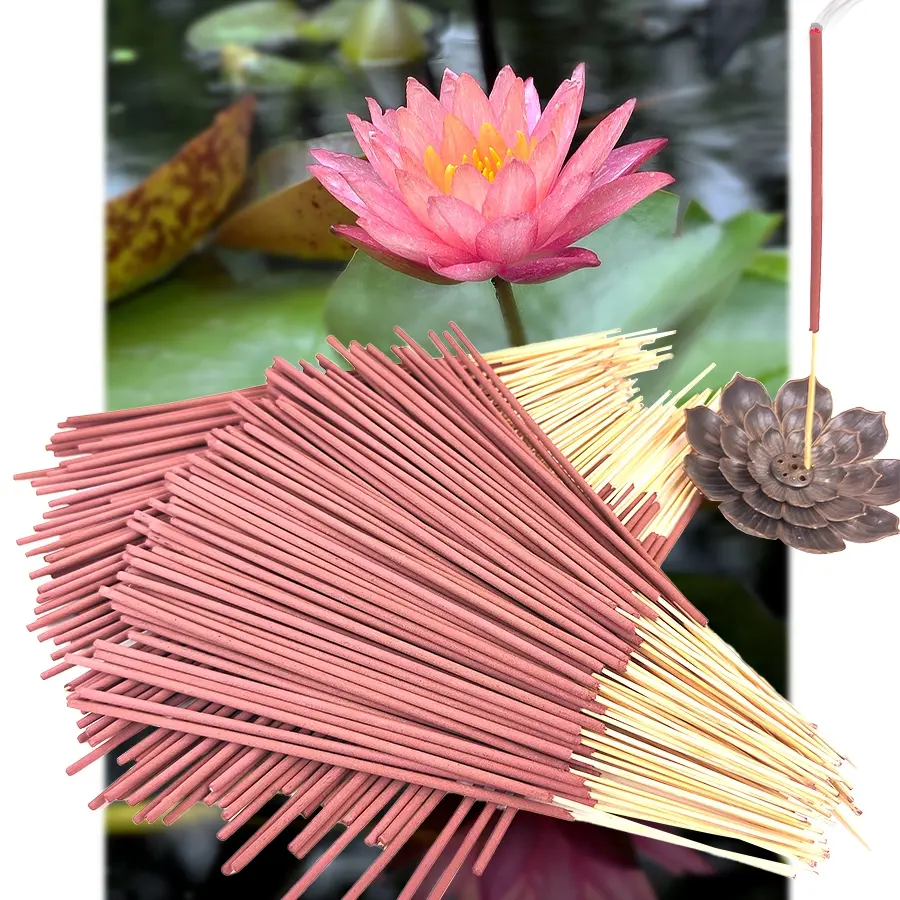 Lotus Incense Stick, New Creative Scented Fragrance Bamboo Incense, 22cm/8.66 Inches, Lasts About 35 Minutes, Home Decor, Meditation/yoga, Office