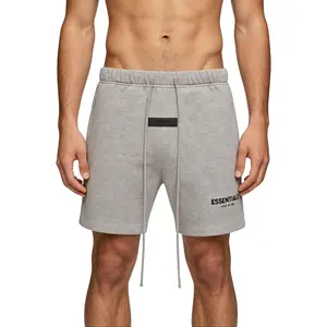 Fear of God Essentials SS22 Sweatshort Dark Oatmeal - Casual Fashion Relaxed Fit for Everyday Wear, Stylish Menswear