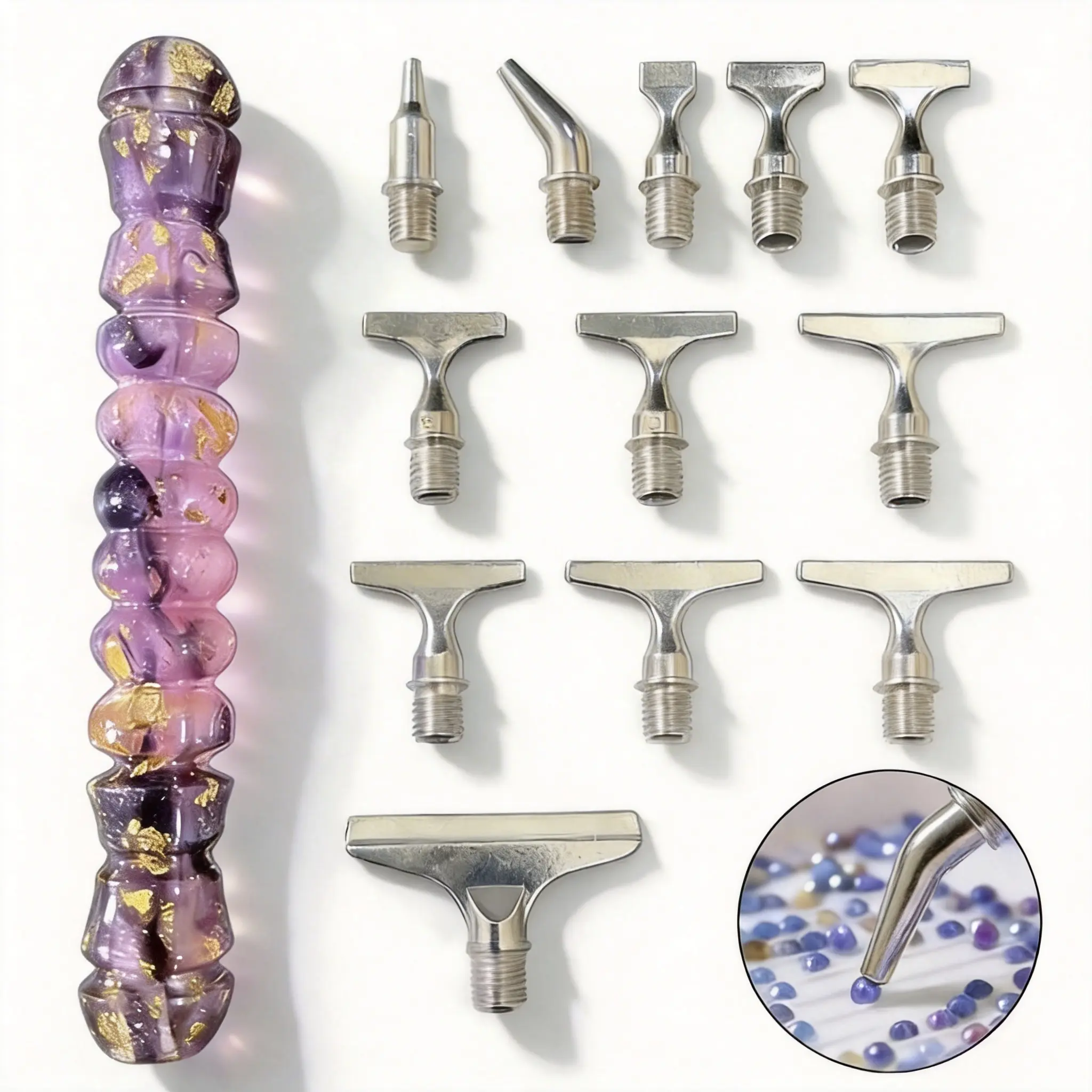 【Deals For You】DIY Diamond Art Epoxy Resin Tools for Beginners - Lightweight, Easy-to-Control Pen for Precise Drill Placement