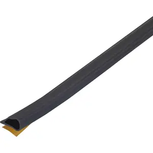 Building Products 68668 Highly Durable Silicone Rubber Gasket Seal for Doors and Windows, Flexible in Extreme Temperatures, Ideal for Indoor and Outdoor Use, No Hardware Required (Black) (20 ft)
