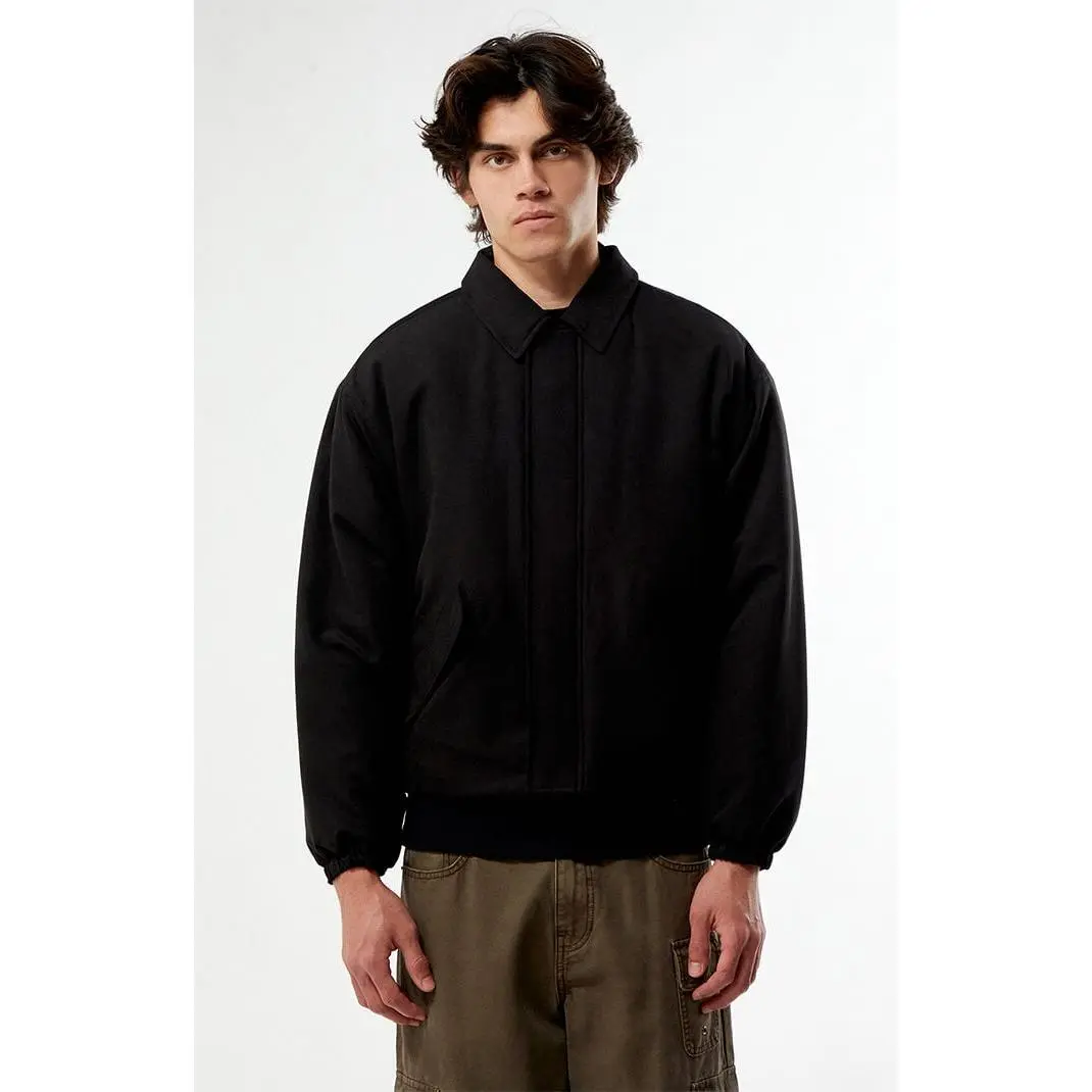 Pacsun Men's Black Ninety Puffer Jacket Pacsun Men's Black Ninety Puffer Jacket