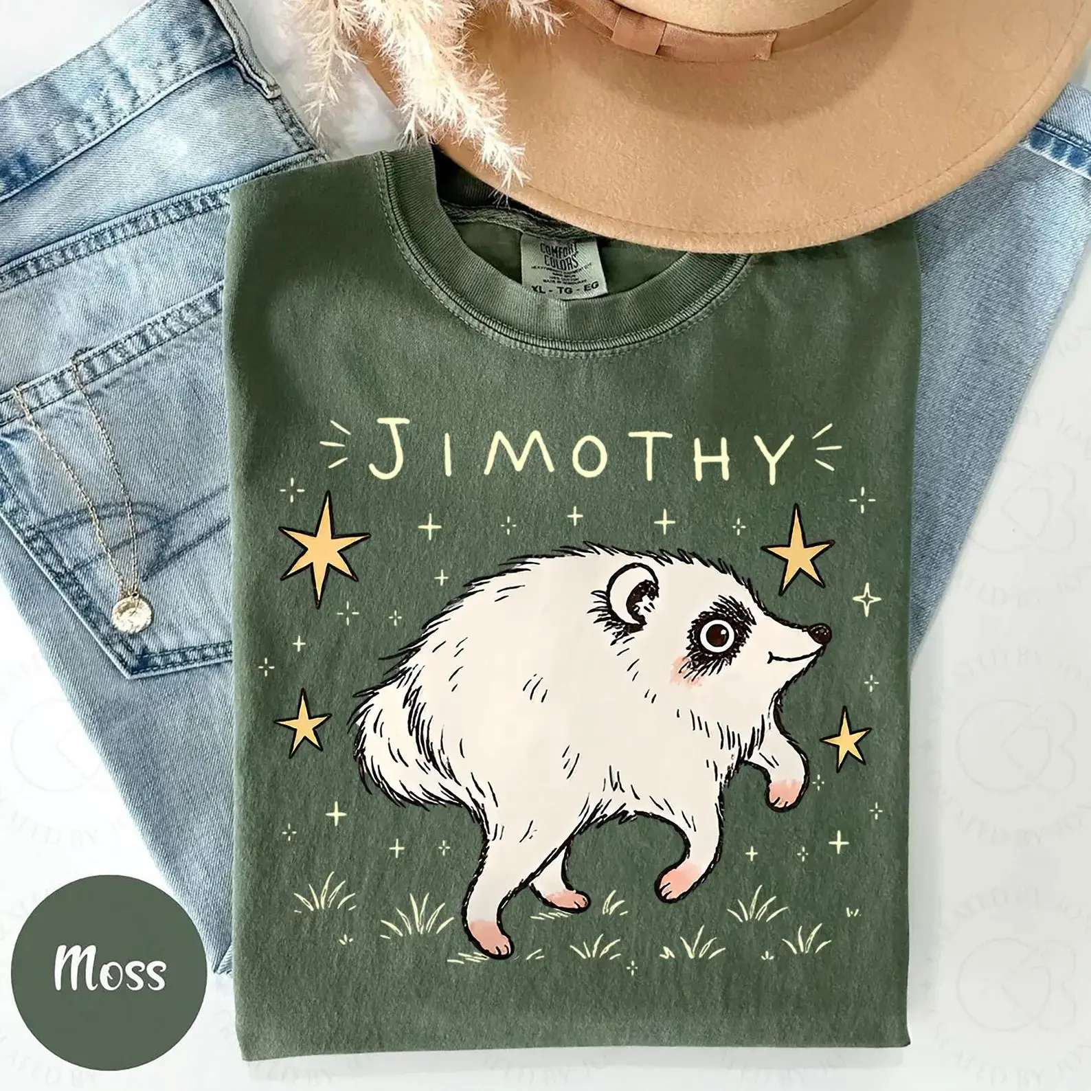 Comfort Colors Jimothy Raccoon Cute Shirt, Short King Jimothy Tee, Cute Trash Panda Viral T-shirt, Seatle Raccoon Tee, Cute Baby Raccoon Shirt