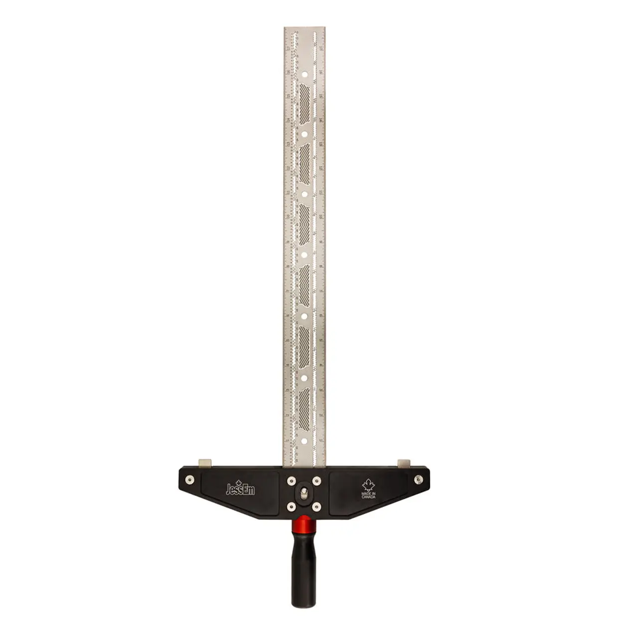 JessEm 07422 Longsword 18" T-Square – Stainless Steel Precision Ruler with Imperial & Metric Scales, Durable Measuring Tool for Accurate Woodworking and Layout Work