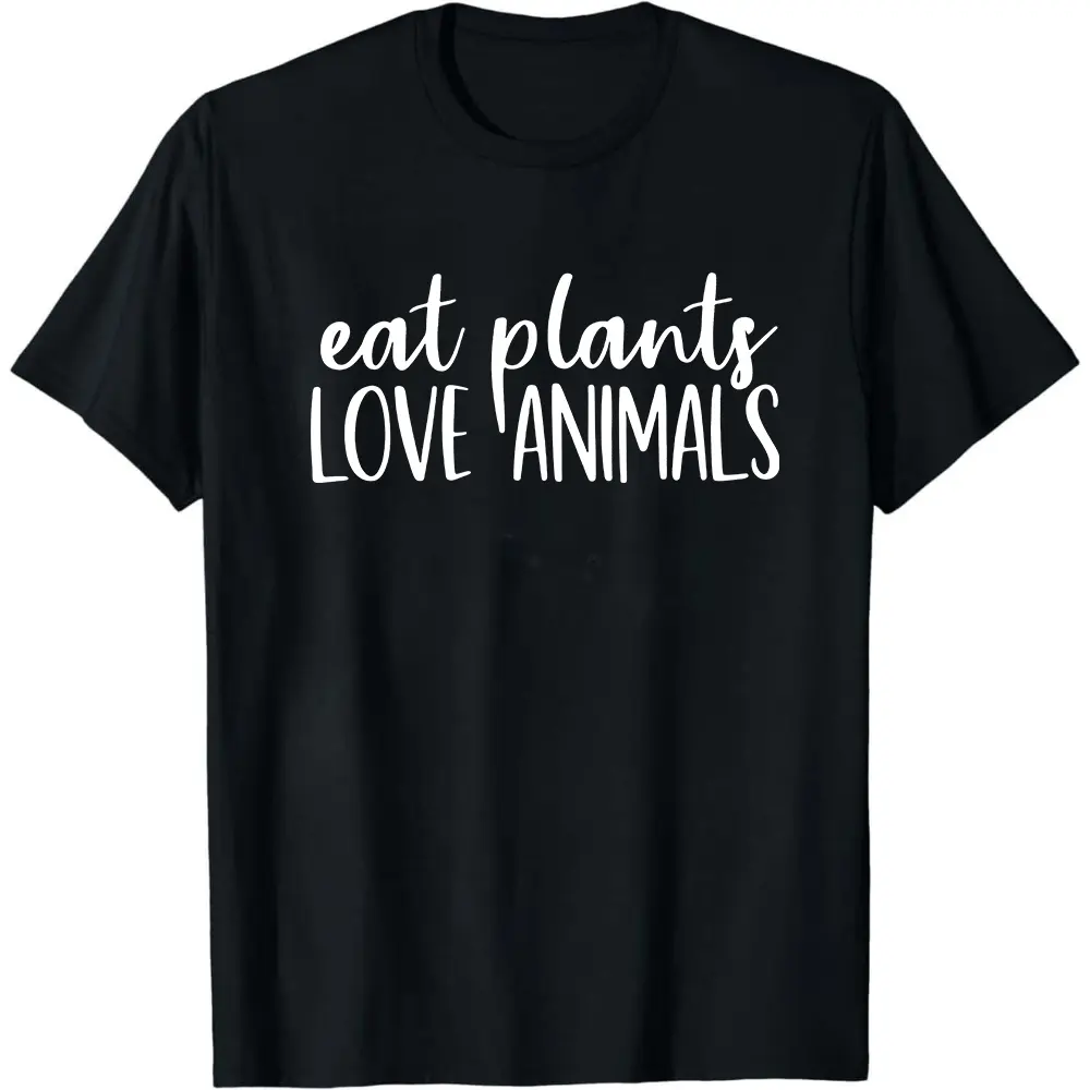 Eat Plants Love Animals Shirt, Veganism Shirt, Vegan T-Shirt, Vegan Gift Shirt, Vegan Lover Shirt, Vegetarian Tee, Outfit For Vegan