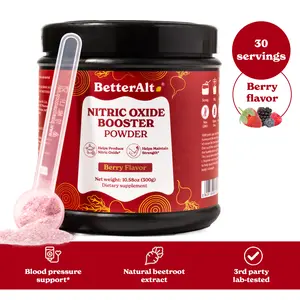 BetterAlt Nitric Oxide Booster | L-Citrulline DL-Malate & L-Arginine | Improves Stamina, Recovery | 1-Month Pack Dietary Supplement