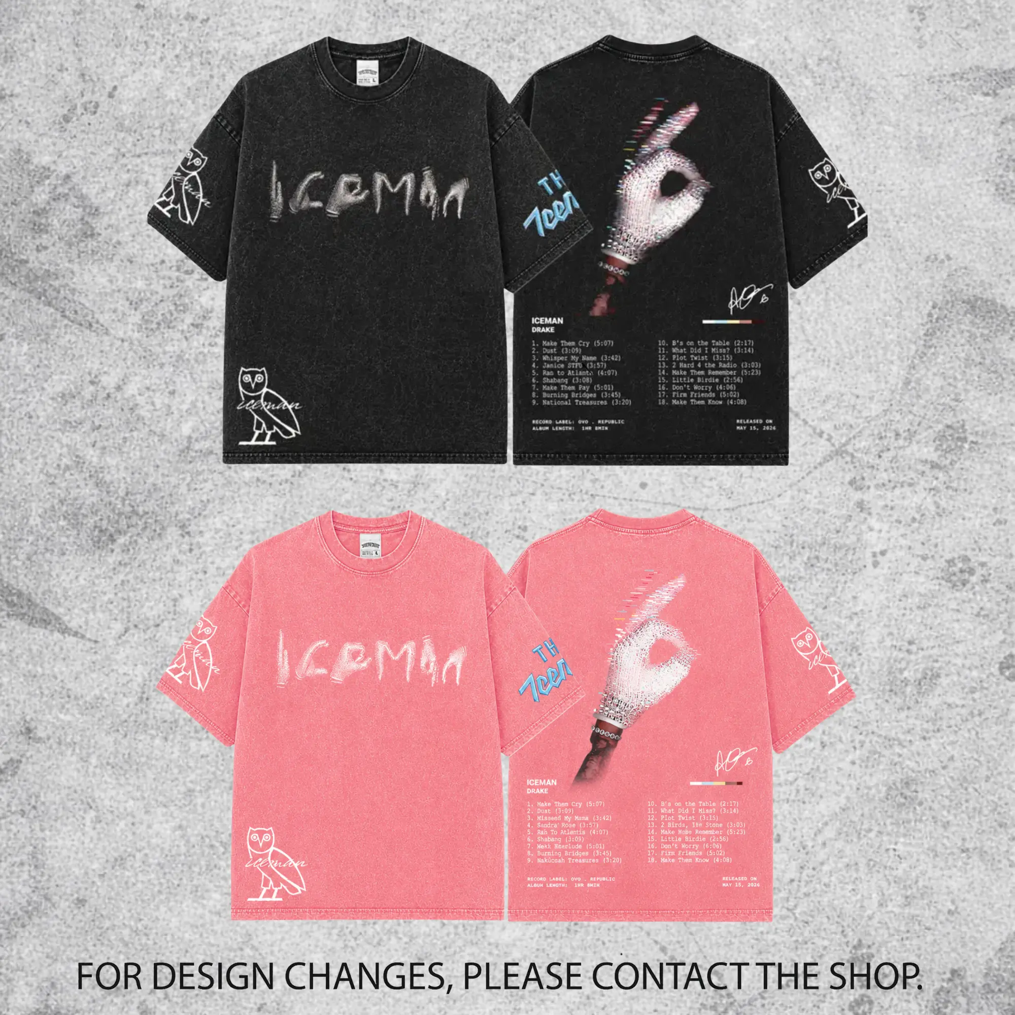 Drake The Iceman HIT Album 2026 #11 Cotton T-Shirt – Drake Is Iceman Vintage Tee, 2026 Rap Merch, Hip Hop Streetwear, Oversized Distressed Cotton Tee, TikTok USA Trend