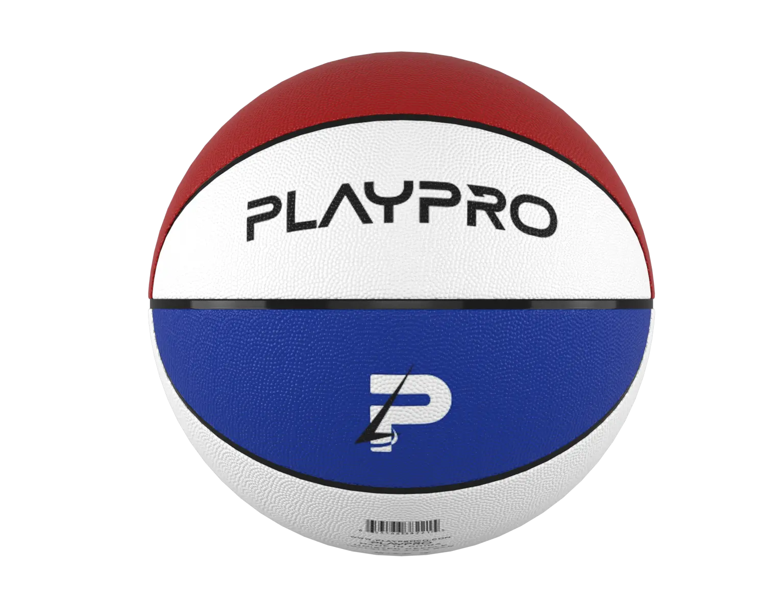 Premium Rubber Basketball for Kids and Adults – Max Grip, Perfect Bounce and Rebound with Extended Air Retention - Red, White and Blue