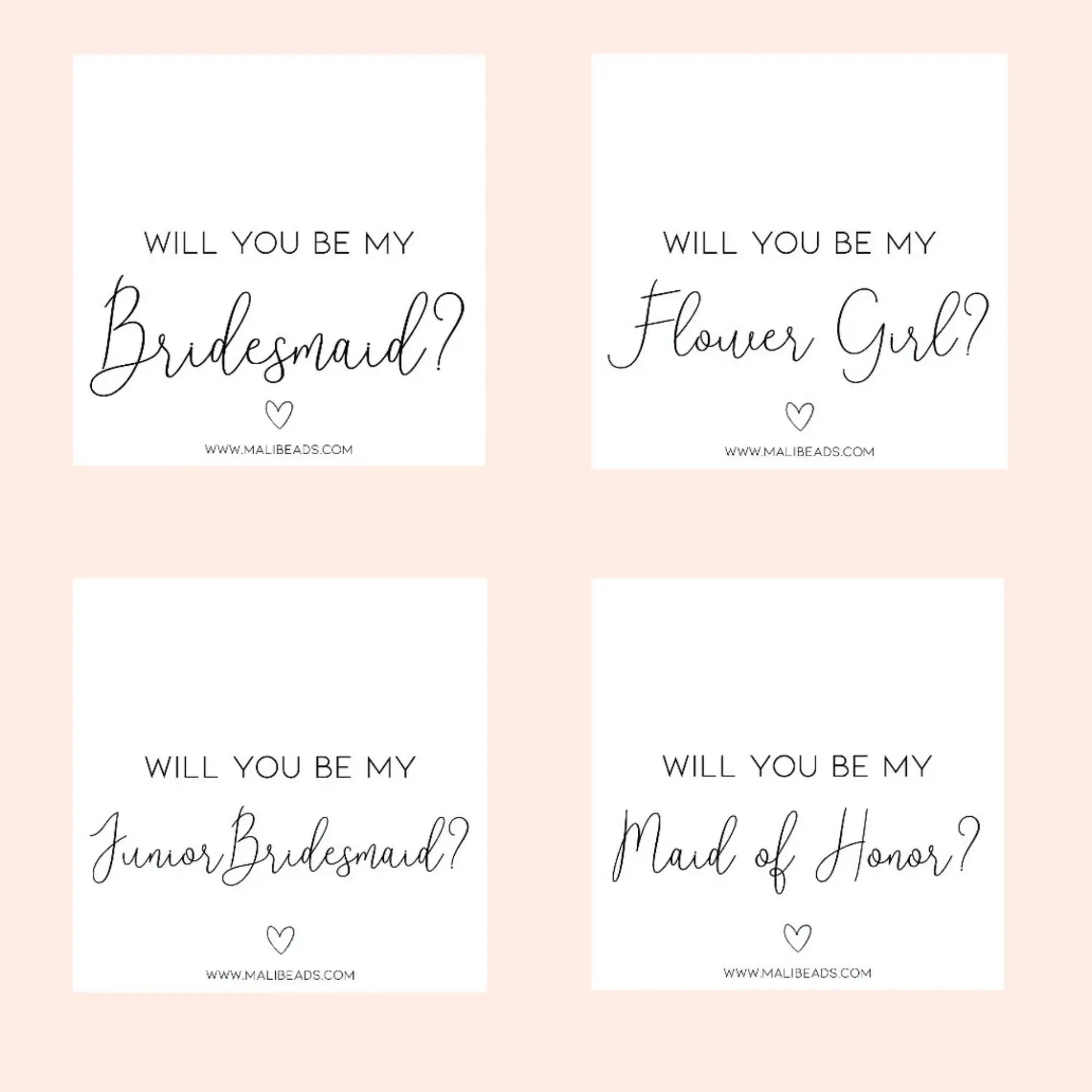 Personalized Graduation & Gift Cards – Bridesmaids, Flower Girl, Thank You, and Congrats Cards with Packaging