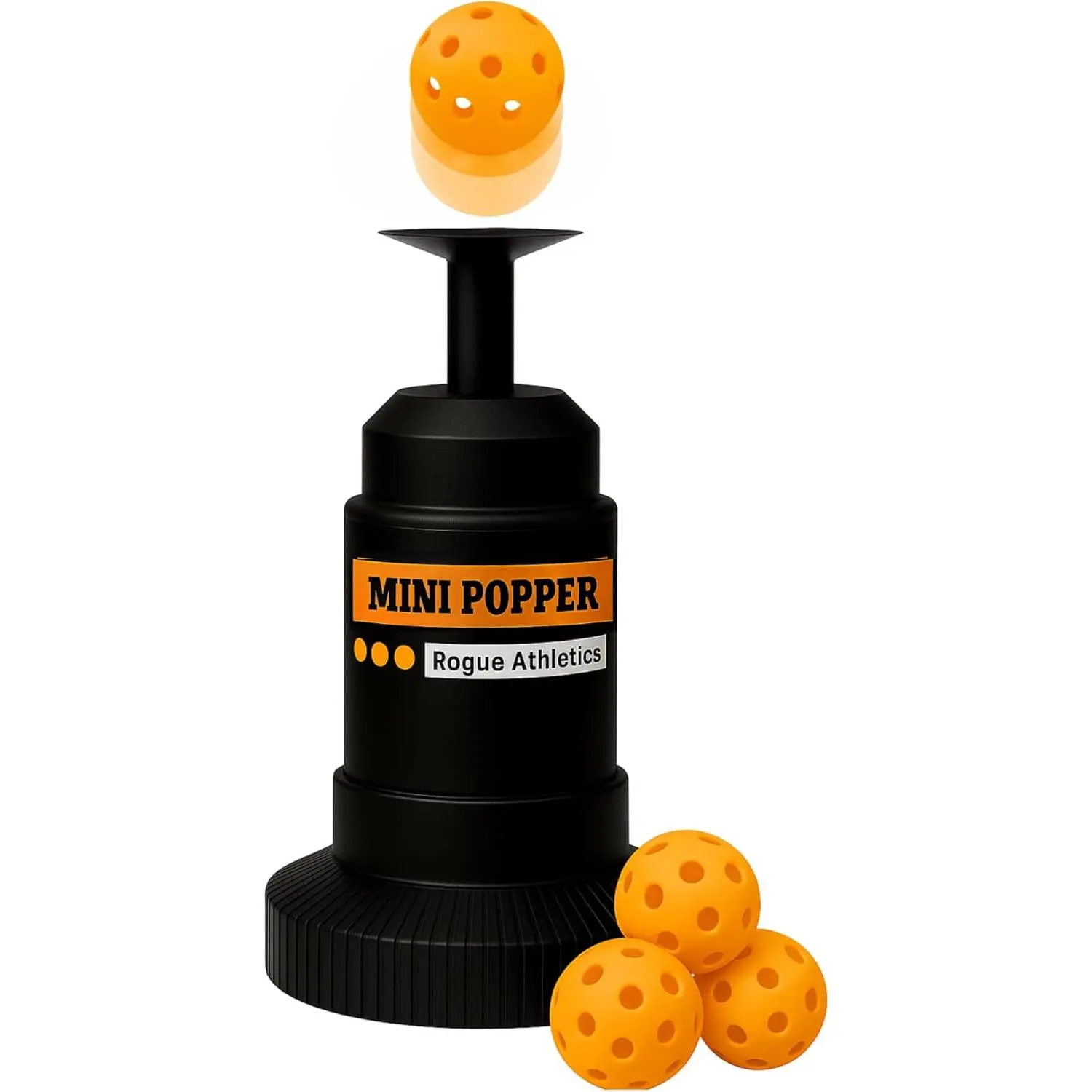 Baseball Mini Popper Batting Machine, Baseball Training Equipment - Pitcher-Free Hitting Practice - 3 Balls Included - For Ages 14 & Under, Sporting Equipment, 40 Inches