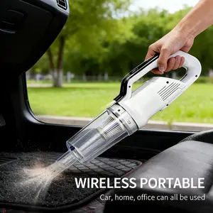 Vacuum Cleaner, Home Vacuum, 6000PA, Ultra-Strong Suction, Handheld Vacuum, 2000Mah Large Capacity, Low Noise, with 5pcs Additions, for Car Interior Cleaning, Pet Hair, Kitchen, Home Cleaning Supplies, Women'S Car Additions, Car Supplies Gift
