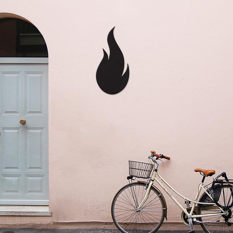 Transparent Decal Stickers Of Flame Silhouette 2 Premium Waterproof Vinyl Decal Stickers For Laptop Phone Accessory Helmet Car Window Mug Tuber Cup Door Wall Decoration