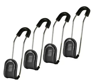 High Road Set of 4 Faux Croc Leather Car Hooks with Gift Boxes