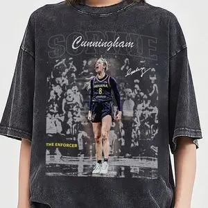Sophie Cunningham The Enforcer Basketball Shirt Angry Moment Retro Comfort Colors Shirt, Indiana Basketball  T-Shirt