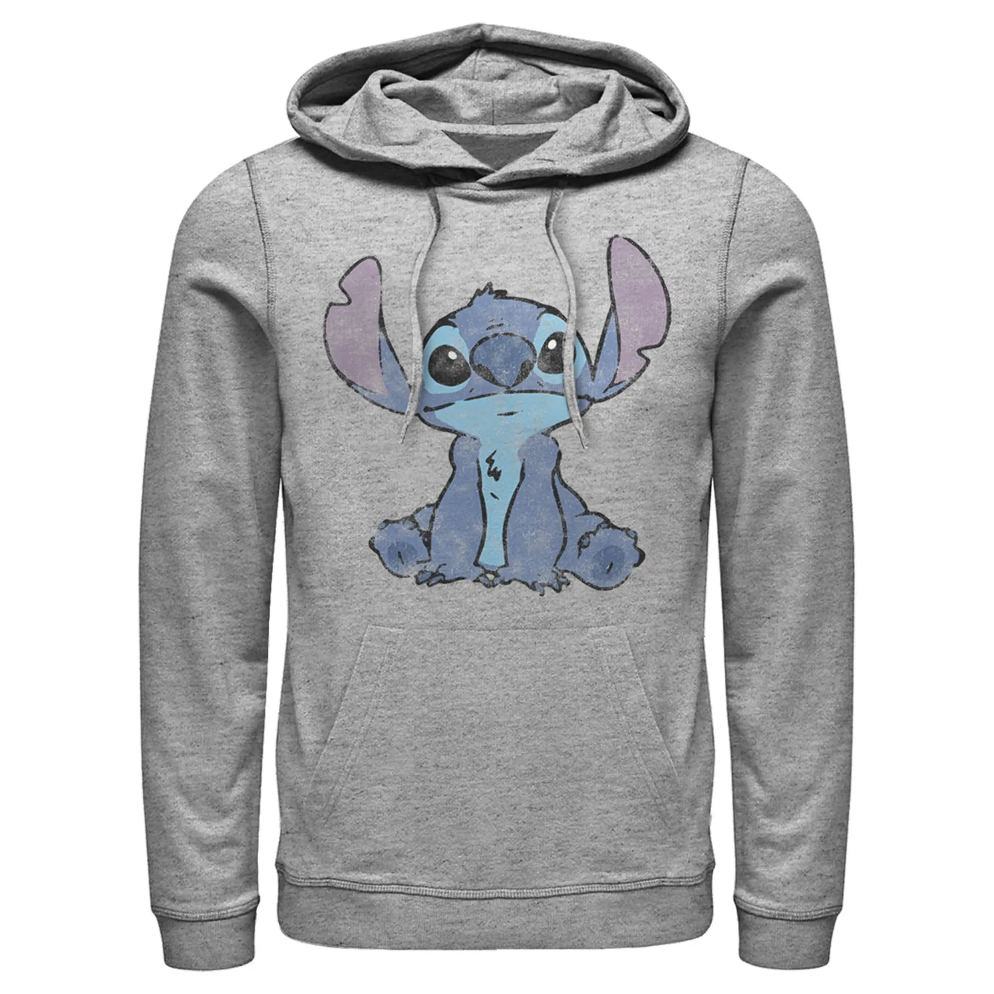 Men's Lilo & Stitch Watercolor Stitch Pull Over Hoodie